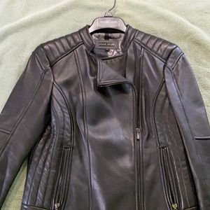 Moto leather jacket